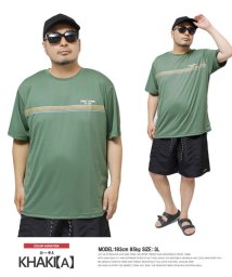 one colors/FIRST DOWN(ファーストダウン) 半袖 Tシャツ メンズ 大きいサイズ ドライ メッシュ 吸汗速乾 ロゴ プリント クルーネック カットソー 半袖Tシャ/505520628