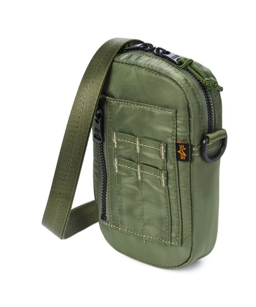 ALPHA INDUSTRIES(アルファインダストリーズ)/アルファ インダストリーズ UTILITY POCKET GADGET POUCH ポーチショルダー tz1125－66020/グリーン