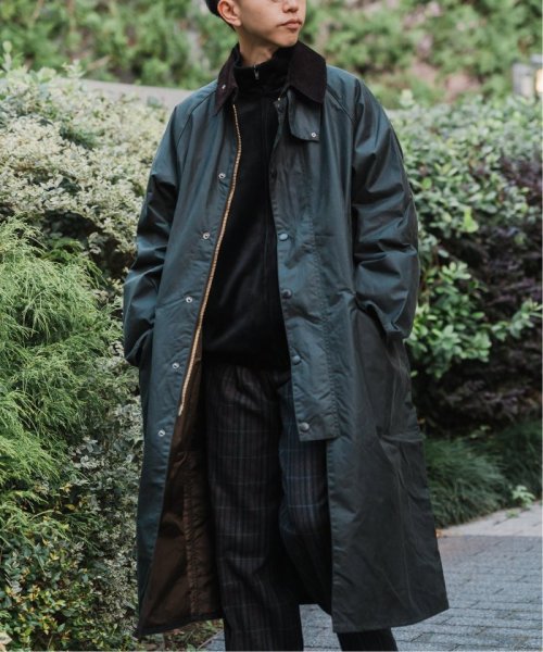 EDIFICE(エディフィス)/【Barbour / バブアー】OVERSIZE WAX BURGHLEY / バーレー/カーキ