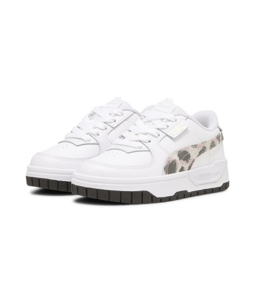 PUMA(プーマ)/キッズ ガールズ CALI ドリーム アニマル プリント スニーカー 17－21cm/PUMAWHITE-PEACHSMOOTHIE