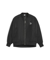 PUMA(プーマ)/ウィメンズ T7 シャイニー ボンバー ジャケット/PUMABLACK