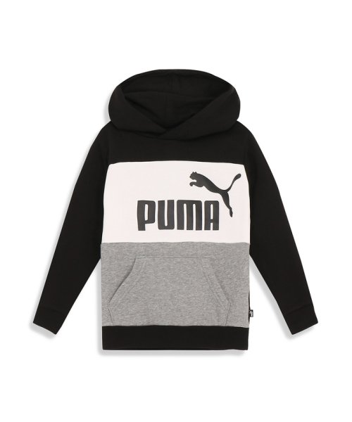 PUMA(PUMA)/キッズ ボーイズ ESS+ カラーブロック フーディー 120－160cm/PUMABLACK