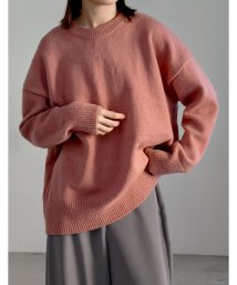 Re:EDIT/[辻元舞さん着用][2023A/W COLLECTION]クルーネックニットプルオーバー/504350276