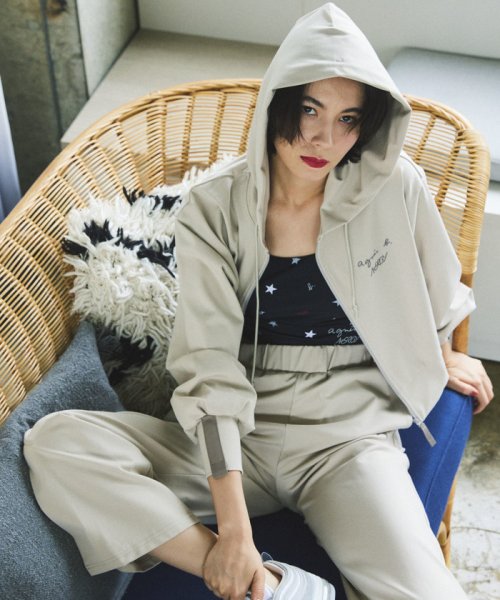 ＜好評につき追加決定！＞【agnes b.×NERGY】UV エトワールフーディーZIP UP トップス パーカー T1372460317(10450円)