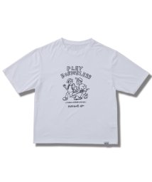FREEKNOT(フリーノット)/綿タッチTシャツ(MASAYART－A)　M：ブラック/ホワイト