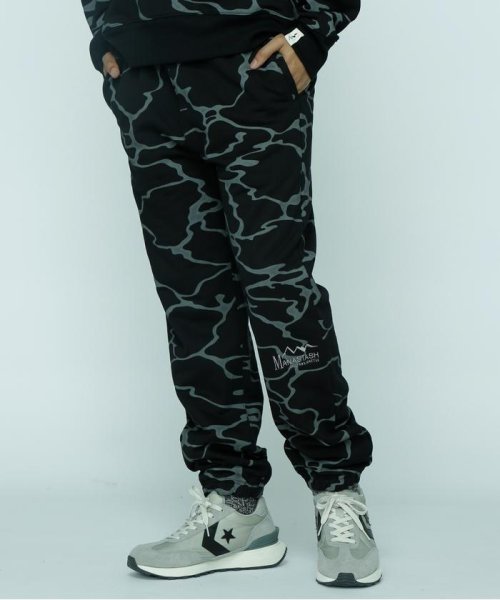 MANASTASH(マナスタッシュ)/MANASTASH/LITHIUM SWEAT PANTS/リチウムスウェットパンツ/ブラック