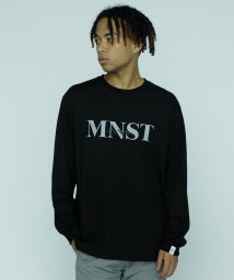 MANASTASH(マナスタッシュ)/MANASTASH/マナスタッシュ/MNST LOGO L/S TEE/ロゴロングスリーブTシャツ/ブラック