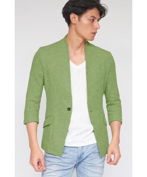 テーラードジャケット(グリーン・カーキ・緑色)のファッション通販