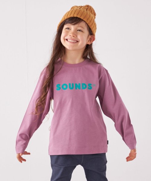 SHIPS any WOMEN(シップス　エニィ　ウィメン)/ARCH&LINE: SOUNDS プリント ロンT<KIDS>/バイオレット