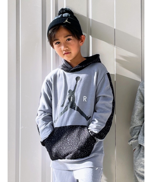 ジュニア(140－170cm) トレーナー/パーカー JORDAN(ジョーダン) AIR SPECKLE FT PULLOVER HOODIE