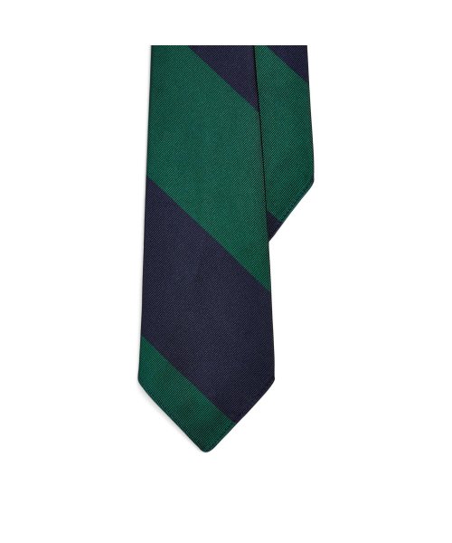 ヴィンテージインスパイアード ストライプド シルク レップ タイ 