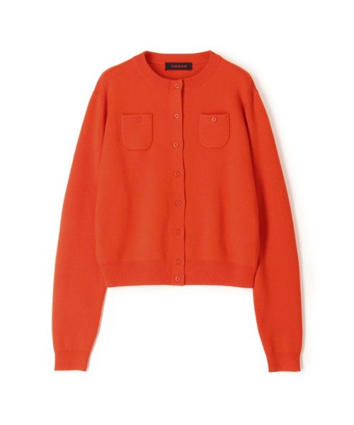 CABaN コットンカシミヤ クルーネックカーディガン 