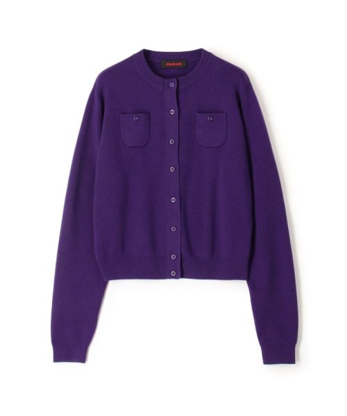 CABaN コットンカシミヤ クルーネックカーディガン 