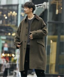 JOURNAL STANDARD relume Men's(ジャーナルスタンダード　レリューム　メンズ)/HIGH LAND WOOL オーバーサイズバルマカーンコート/カーキ