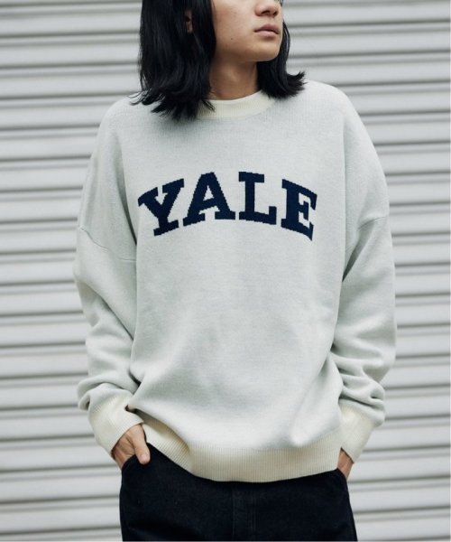 JOURNAL STANDARD(ジャーナルスタンダード)/【YALE for JOURNAL STANDARD】別注 クルーネックニット/ホワイト