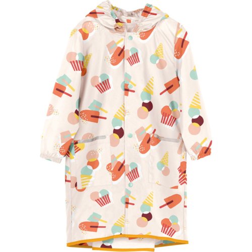 BACKYARD FAMILY(バックヤードファミリー)/ワールドパーティー W.P.C KIDS PONCHO WKR子供用レインポンチョ/クリーム