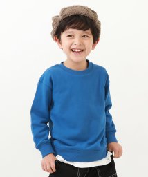 devirock/無地 ソリッドカラー スウェットトレーナー 子供服 キッズ ベビー 男の子 女の子 トップス パーカー トレーナー 吸汗 裏毛/504902856