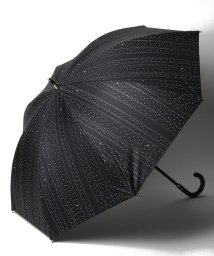 LANVIN en Bleu(umbrella)(ランバンオンブルー（傘）)/晴雨兼用日傘　ストライプ/ブラック