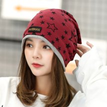 BACKYARD FAMILY(バックヤードファミリー)/帽子 レディース スター kbeanie08/ワイン