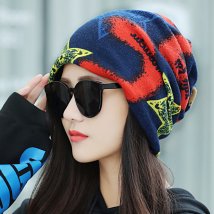 BACKYARD FAMILY(バックヤードファミリー)/帽子 レース レディース kbeanie09/ブルー