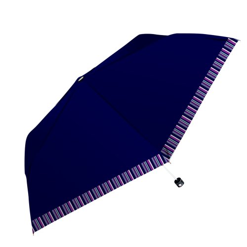 BACKYARD FAMILY(バックヤードファミリー)/耐風設計 折りたたみ傘 60cm/ネイビー系1