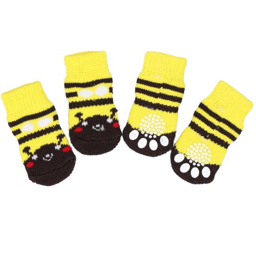 BACKYARD FAMILY(バックヤードファミリー)/ペット 靴下 ソックス yapetsocks2528/イエロー