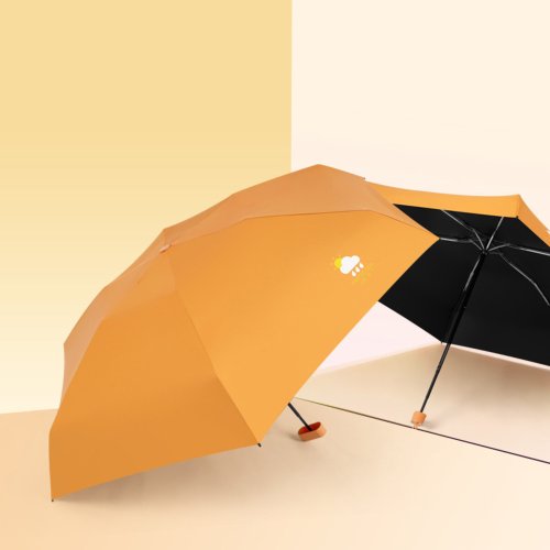 BACKYARD FAMILY(バックヤードファミリー)/傘 折りたたみ 晴雨兼用 軽量 yumb5077/オレンジ