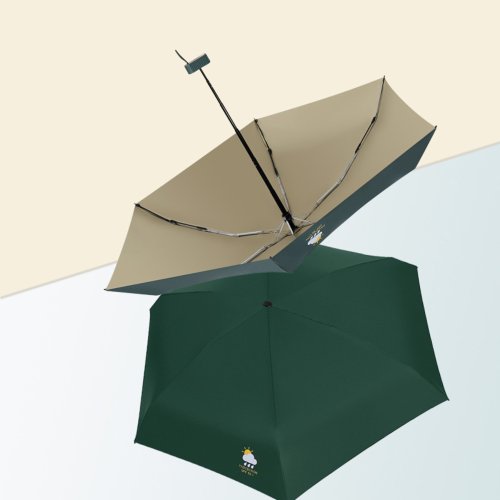 BACKYARD FAMILY(バックヤードファミリー)/傘 折りたたみ 晴雨兼用 軽量 yumb5077/ダークグリーン系1