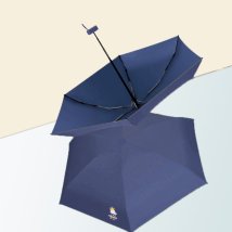 BACKYARD FAMILY(バックヤードファミリー)/傘 折りたたみ 晴雨兼用 軽量 yumb5077/ネイビー系1