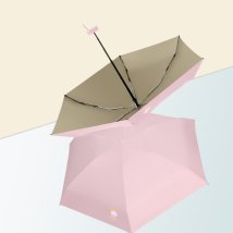 BACKYARD FAMILY(バックヤードファミリー)/傘 折りたたみ 晴雨兼用 軽量 yumb5077/ピンク系1