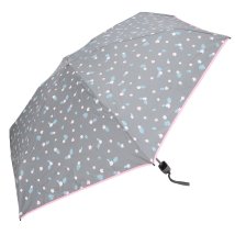 BACKYARD FAMILY(バックヤードファミリー)/折り畳み傘 晴雨兼用 軽量 花柄 yumb5086/グレー