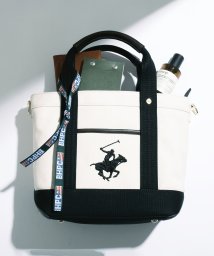 BEVERLY HILLS POLO CLUB(ビバリーヒルズポロクラブ)/【BEVERLY HILLS POLO CLUB】ポロキャンバストートXS BH1006N/ホワイト系1