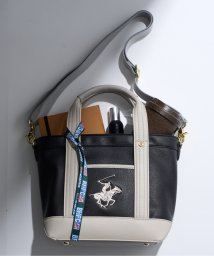 BEVERLY HILLS POLO CLUB(ビバリーヒルズポロクラブ)/【BEVERLY HILLS POLO CLUB】ポロ PUレザー トートバッグ SS ショルダーバッグ ミニトート BH2006N/ブラックその他2