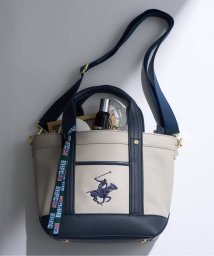 BEVERLY HILLS POLO CLUB(ビバリーヒルズポロクラブ)/【BEVERLY HILLS POLO CLUB】ポロPUトートバッグSS ショルダーバッグ BH2006N/グレイッシュベージュ