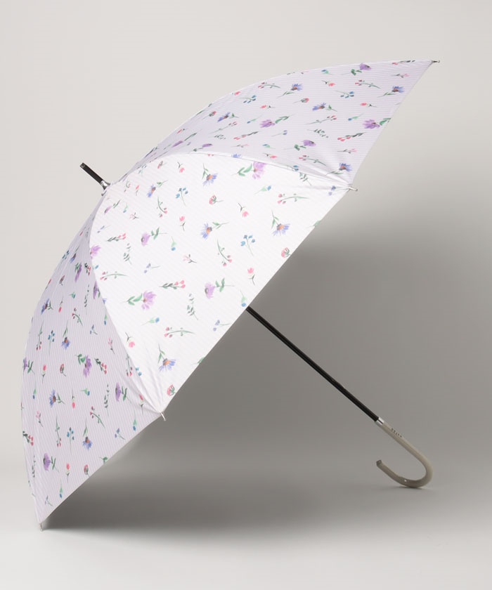晴雨兼用日傘 ストライプフラワー(505498604)|阪急百貨店公式通販