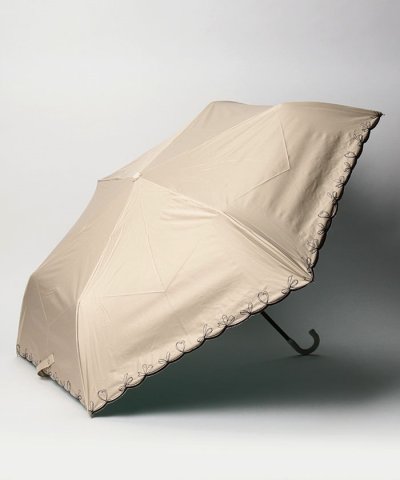晴雨兼用折りたたみ日傘　ハート