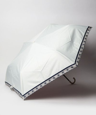 晴雨兼用折りたたみ日傘　オーガンジーマーガレット