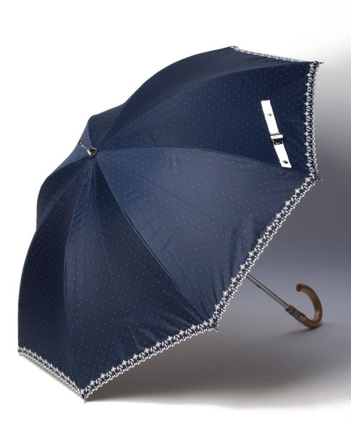 POLO RALPH LAUREN(umbrella)(ポロラルフローレン（傘）)/晴雨兼用日傘　ドット/スカイブルー