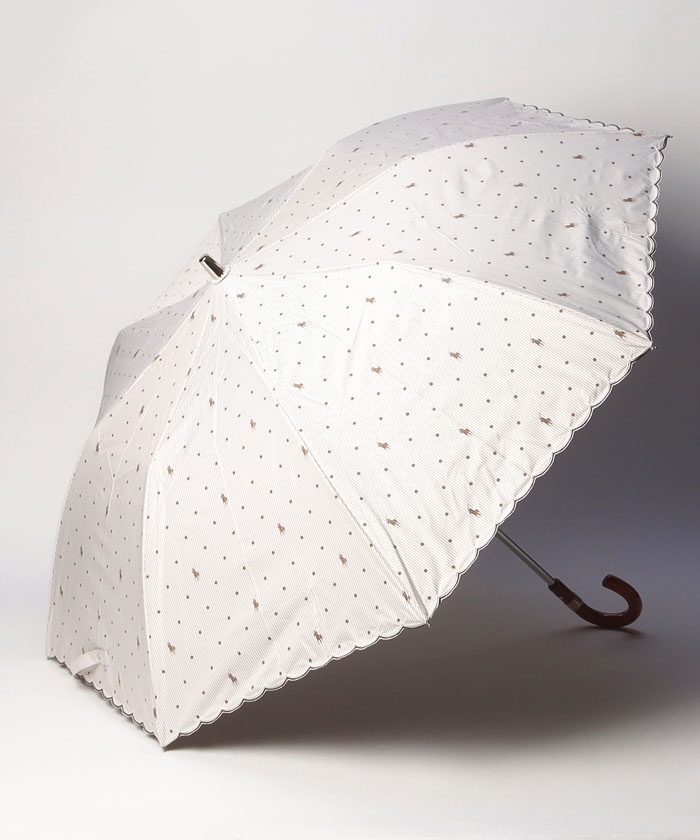 晴雨兼用折りたたみ日傘 ストライプドット(505499304) | ポロラルフ 
