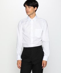 COMME CA ISM MENS(コムサイズム（メンズ）)/市松柄ドビー イージーケア ドレスシャツ/ホワイト