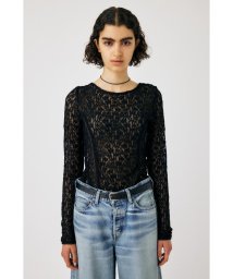 moussy(マウジー)/BACK OPEN LACE CUT トップス/BLK