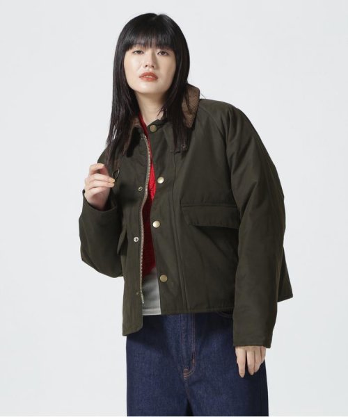 BEAVER(ビーバー)/BARBOUR × BEAVER  別注 SPEY PADDED/セージ1