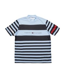 TOMMY HILFIGER GOLF/トミー ヒルフィガー ゴルフ メンズ ランダムボーダー モックネックシャツ/505574000