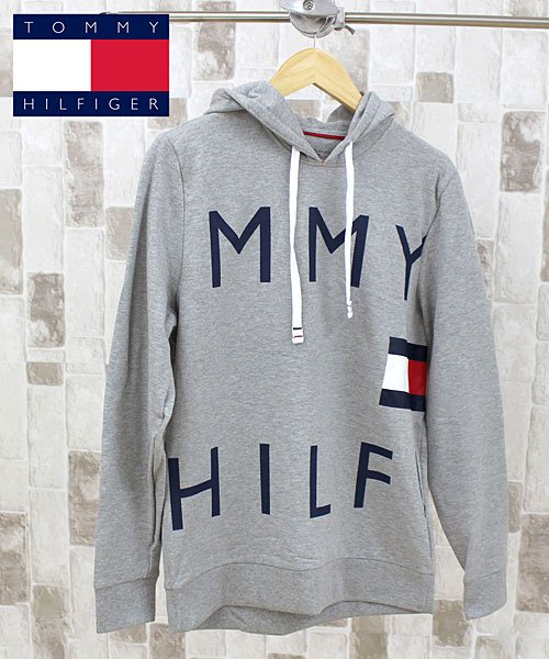 TOMY HILFIGER　スウェット　グレー　L