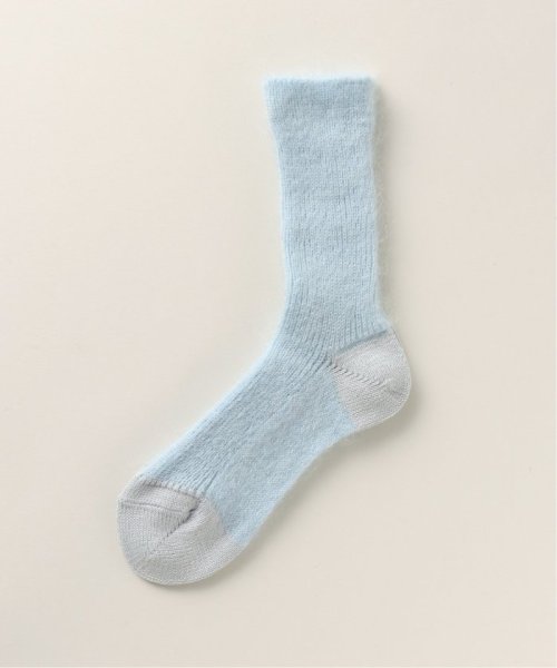 U by Spick&Span(ユーバイ　スピック＆スパン)/【ROSTER SOX /ロスターソックス】 MO モヘアSOX/サックスブルー