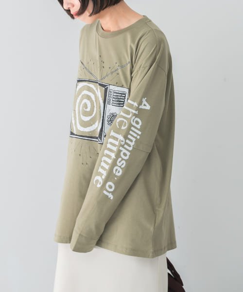 URBAN RESEARCH(アーバンリサーチ)/GANNI　TV Long Sleeve T－shirts/ALOE