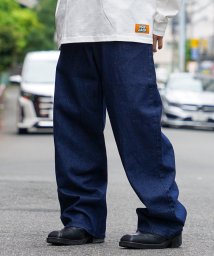 1111clothing/デニムパンツ メンズ ワイドパンツ デニム レディース ワイドデニム  ストレートパンツ デニム ジーンズ ジーパン パンツ  ケミカルウォッシュ 綿100%/505586493