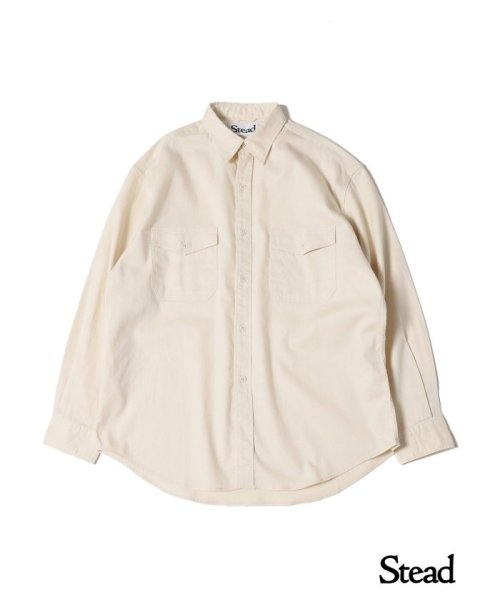 J.S Homestead(ジャーナルスタンダード　ホームステッド)/【J.S.Homestead / Stead】DRY TWILL WORK SHIRTS/ナチュラル