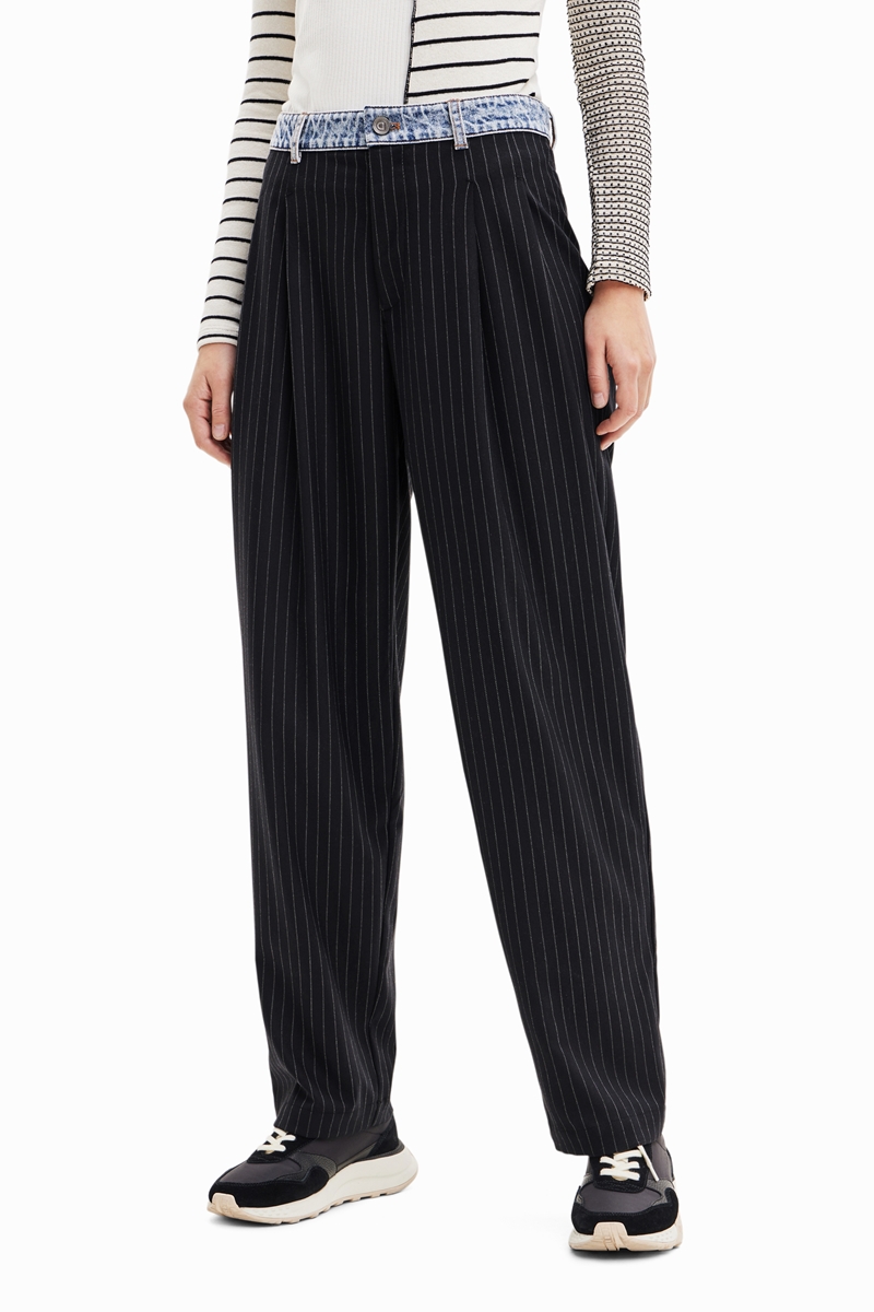 ハイブリッド テーラードパンツ(505380781) | デシグアル(Desigual