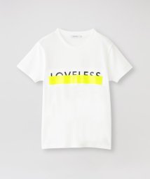 LOVELESS　WOMEN(ラブレス　ウィメンズ)/カラーラインロゴTシャツ/イエロー